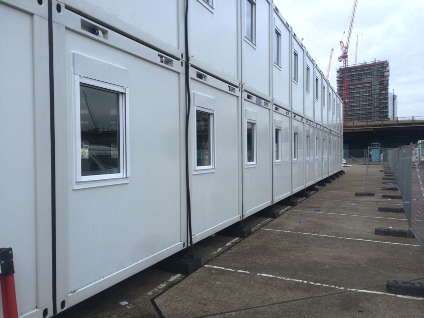 Covent Garden Modular buildings that use foundation pads