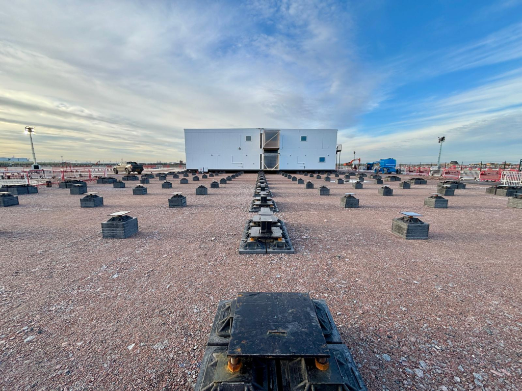 beneftis of non invasive foundations pictured on a construction site